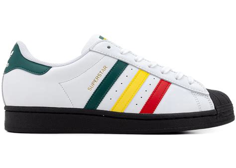 adidas superstar rasta weiß